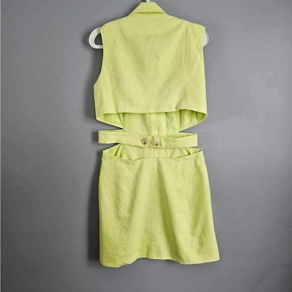 NWT Steve Madden Cutout Mini Shirt Dress Sz S - Picture 6 of 9